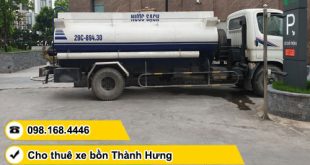Bảng giá thuê xe bồn chở nước sạch tại TP.HCM