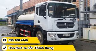 thuê xe bồn chở tưới cây tại TP.HCM