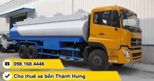 Bảng giá thuê xe tưới nước rửa đường tại TP.HCM